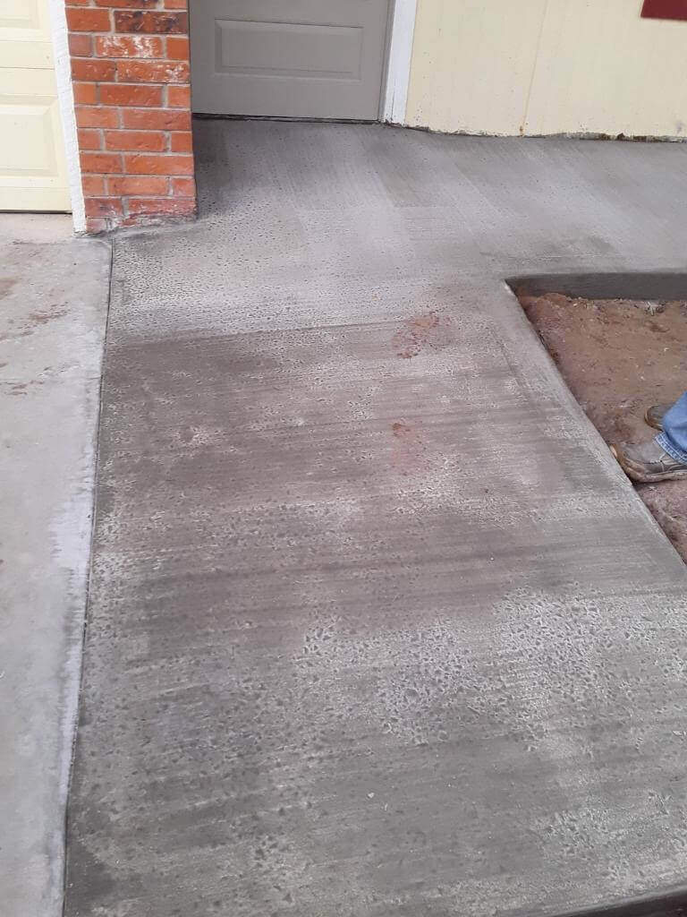 Concrete Walkway at Home in OKC