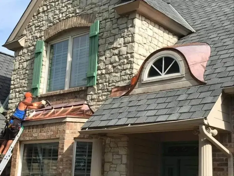 Copper Roofing Work in OKC