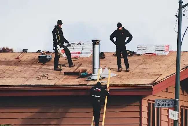 commercial roof maintenance by roofing contractor