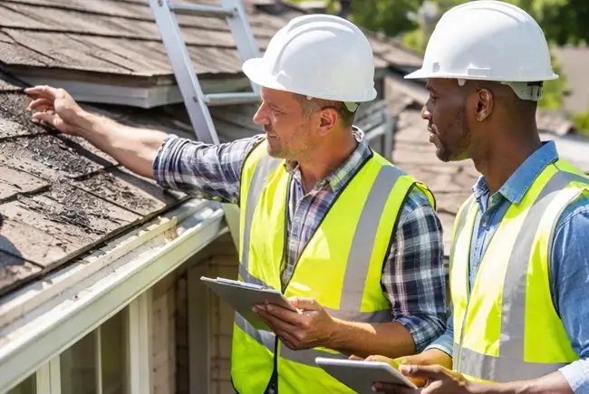 a professional roof inspection helps identify both visible and hidden hail damage.