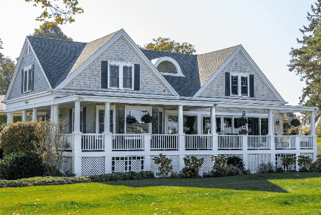 residential home with 3 tab shingles